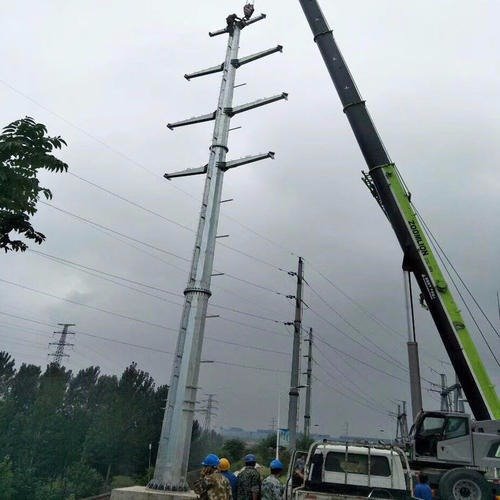 榆林10kv 电力钢管塔 35kv电力钢管杆