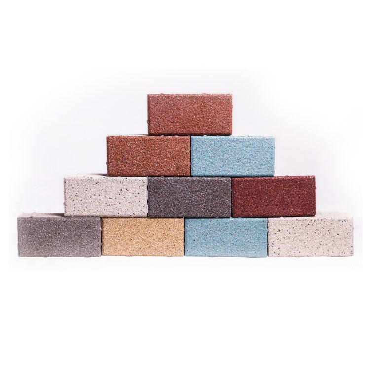80厚陶瓷透水砖众光生产厂家城市道路用砖颜色多样规格齐全
