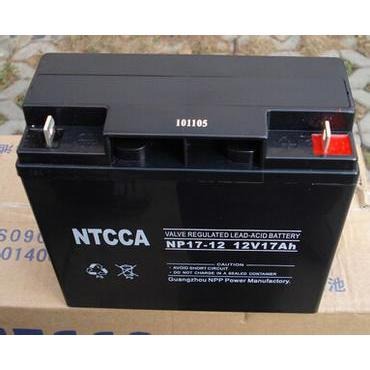 耐普免维护铅酸电池12v17AH NTCCA蓄电池NP17-12 EPS电源 后备电瓶 价格