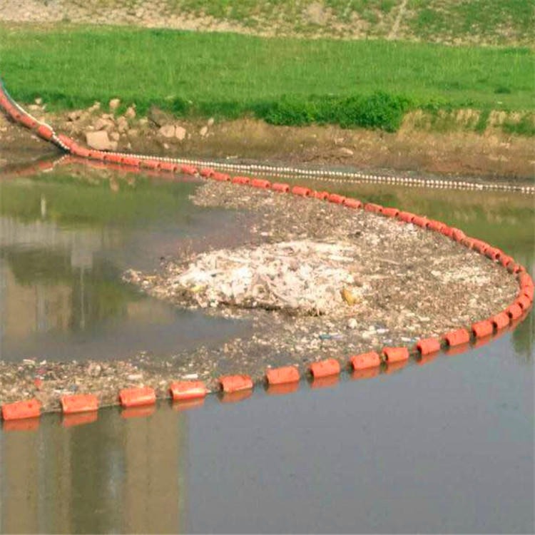 定制水电站进水口拦污排  柔性双悬链跨河拦污排系统