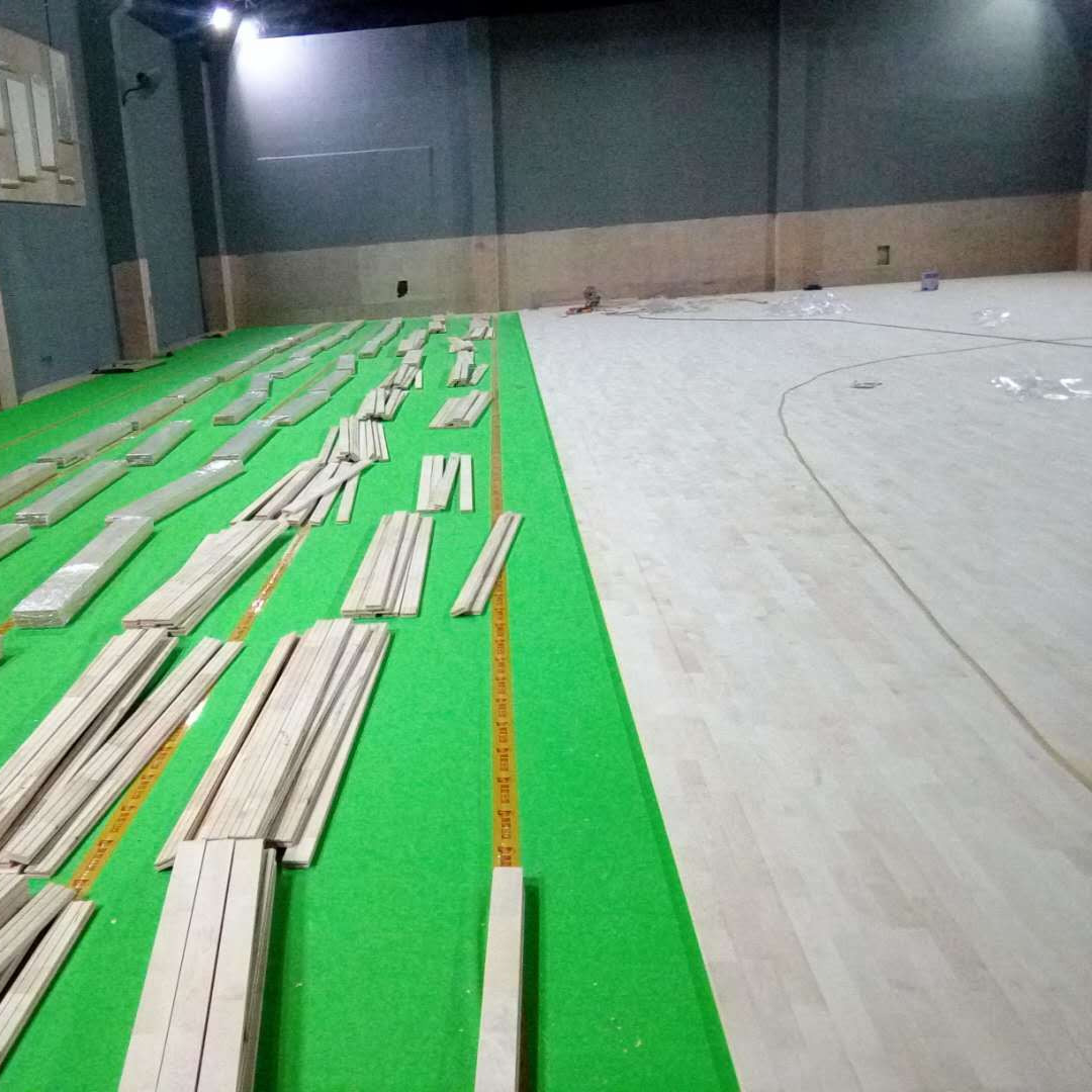 金坛运动实木地板品牌  篮球馆地板厂家  欧氏地板