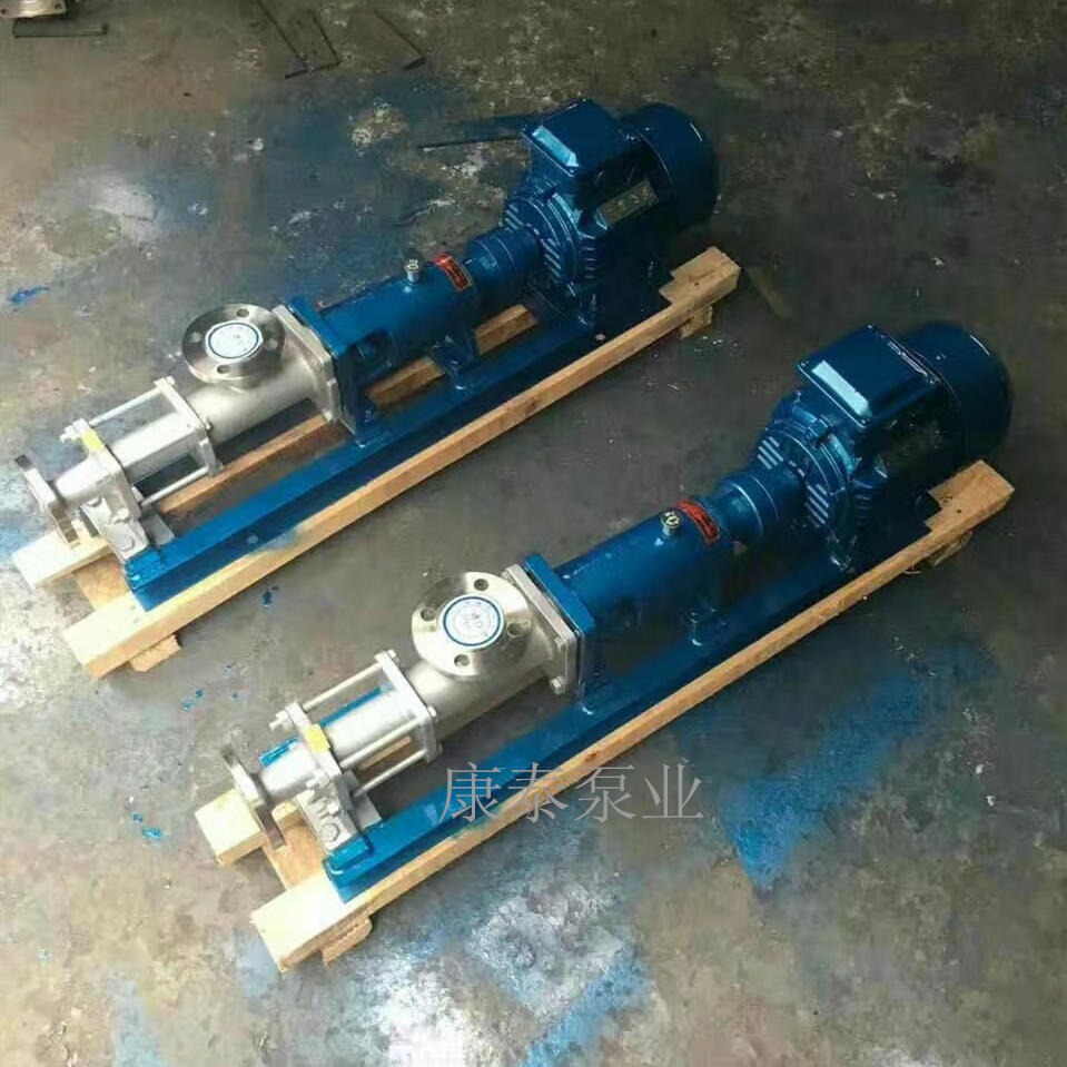 不锈钢螺杆泵 不锈钢单螺杆泵 不锈钢转子泵 G60-2不锈钢单螺杆泵价格