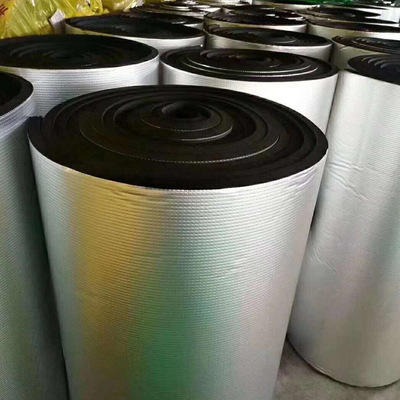 B1级橡塑板   铝箔橡塑板 厂家隔热材质抗压度