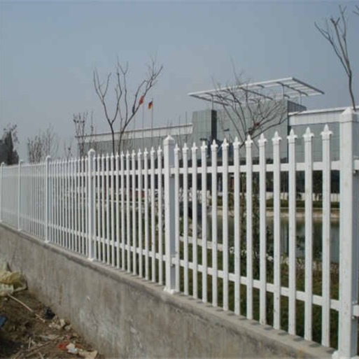 pvc塑钢围墙护栏变压器围栏户外庭院栅栏工厂室外家用栏杆幼儿园正万护栏  厂家直销