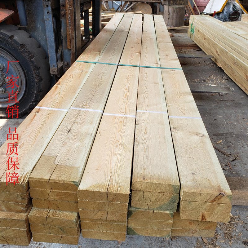 邦皓木业厂家樟子松防腐木户外地板龙骨自然环保实木园林装修木板