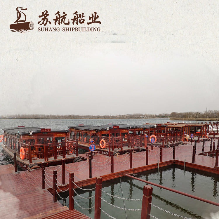 水上漂浮码头 防腐木移动码头 定制码头浮桥 钓鱼水上浮桥平台图片