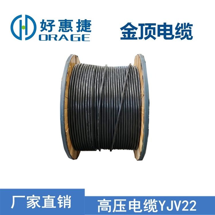 铠装电缆 四川现货国标YJV22电缆 铜芯电线电缆 金顶电缆