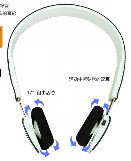 供应BH-23头戴式蓝牙耳机 糖果多彩立体声耳机 无线可折叠耳塞示例图14