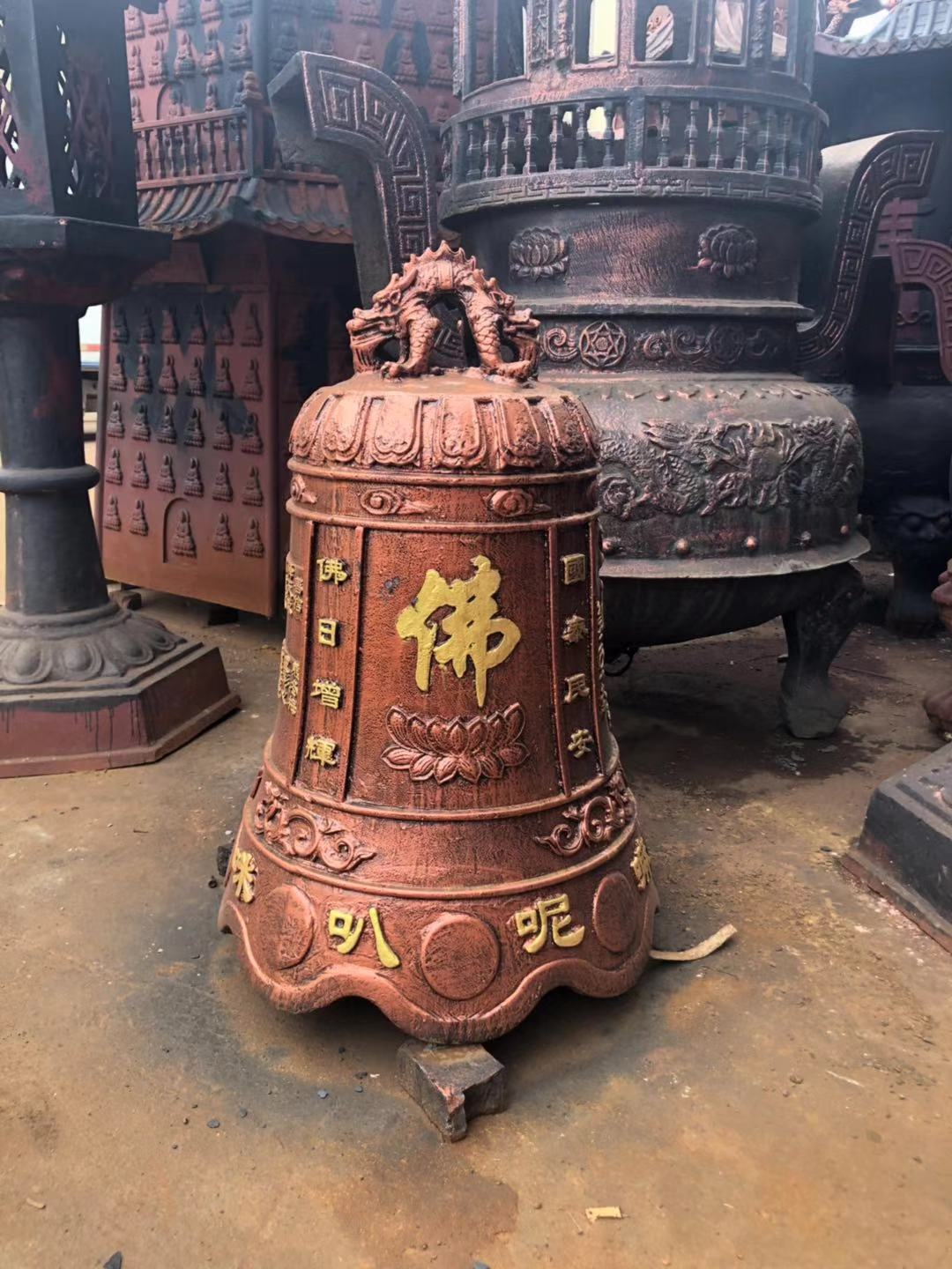 铁钟 温州汇缘法器厂生产铸造道教铁钟 教堂铁钟 钟楼铁钟