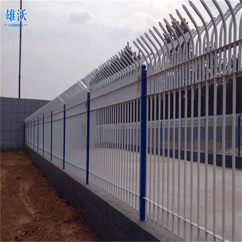 工厂护栏 锌钢隔离护栏雄沃户外栅栏 组装钢管护栏