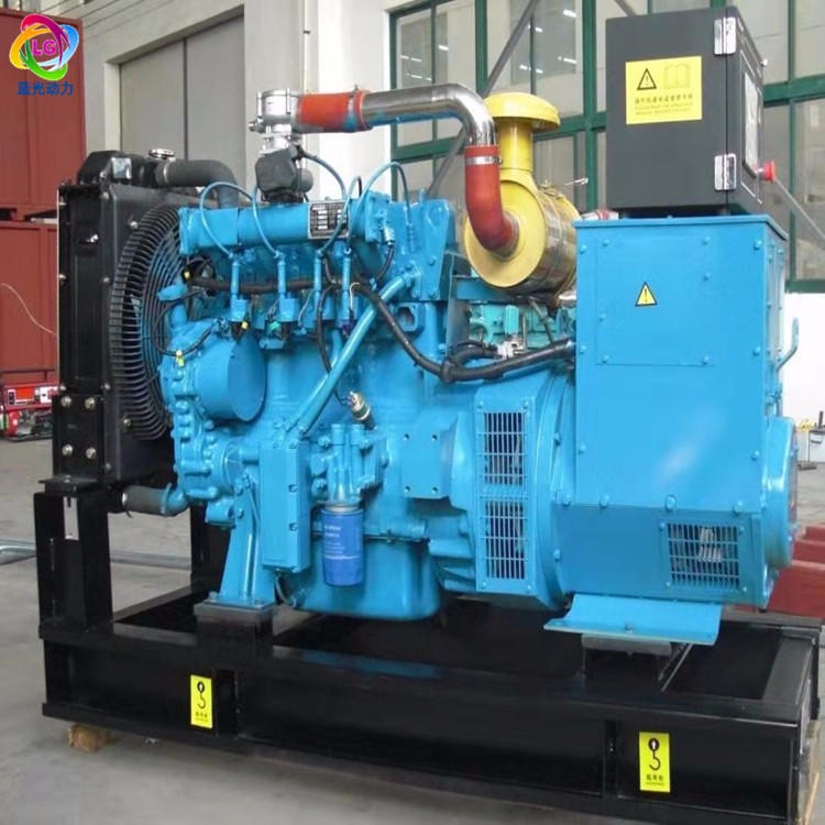 蓝光动力供应 沼气发电机组 沼气发电机 移动四轮 发电机