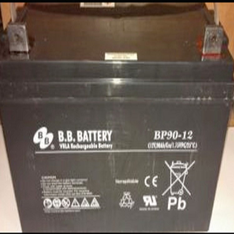 BB美美蓄电池BP90-12铅酸免维护蓄电池12V90AH工业UPS太阳能电池