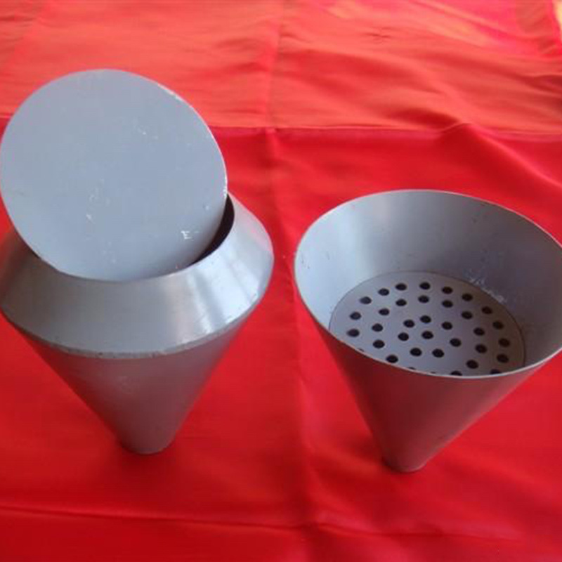 S5-6-1钢制排水漏斗DN100各种型号矩形圆形排水漏斗 地漏加工示例图4