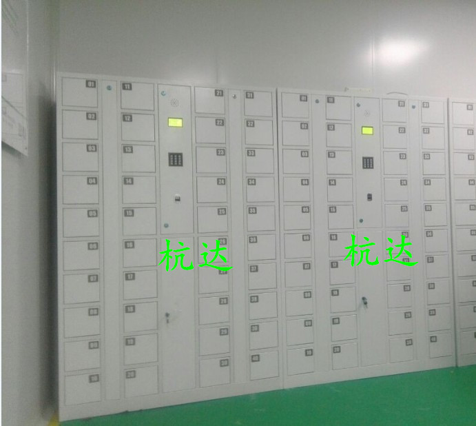 公司刷卡联网电子更衣柜杭州第九中学校联网书包柜储物柜示例图7