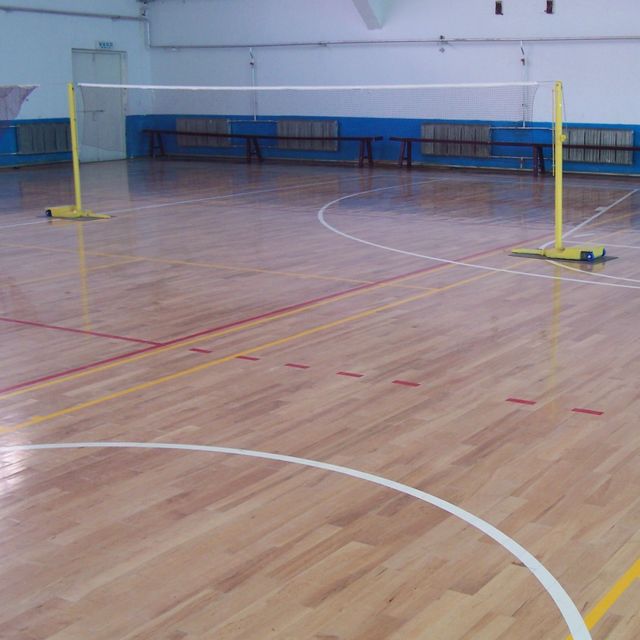 运动木地板 柞木实木网球体育场PVC运动厂家直销