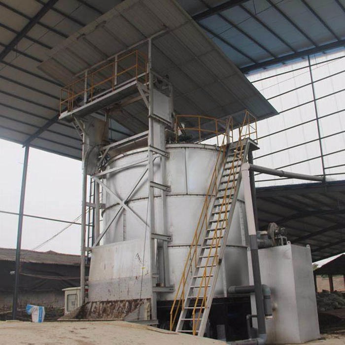 有机肥发酵设备：密封好氧发酵，立式发酵罐厂家现货供应