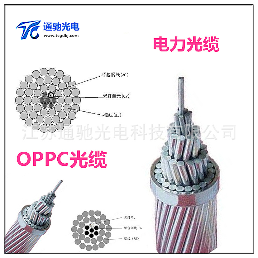 ADSS光缆OPGW光缆OPPC-24B1-85/25,oppc光缆厂家，OPPC光缆价格示例图1