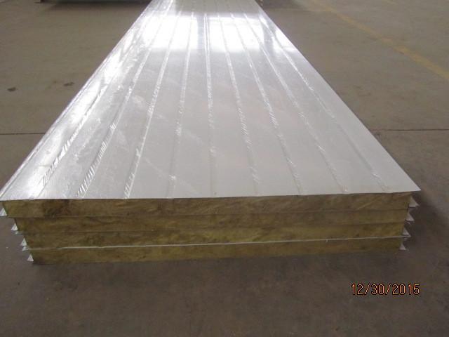 岩棉厂家长期生产销售 保温 隔热 防火 彩钢夹心复合板示例图3