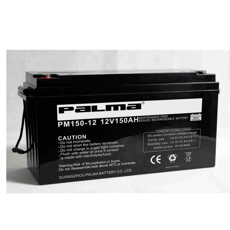 PALMA八马蓄电池PM200-12风能发电储能原装铅酸蓄电池12V200AH参数规格