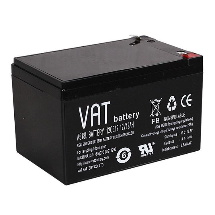 VAT蓄电池VI12-12威艾特12V12AH阀控铅酸蓄电池价格促销