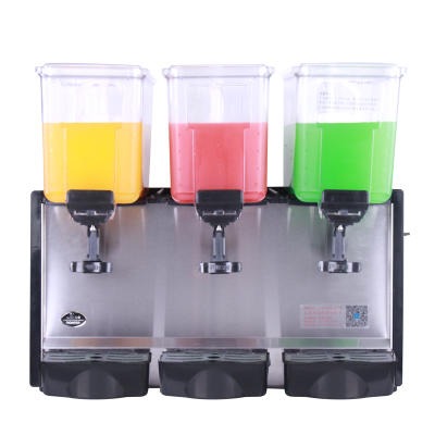 东贝三缸饮料机 全自动节能冷饮机 商用果汁机 搅拌式奶茶店冷热饮机
