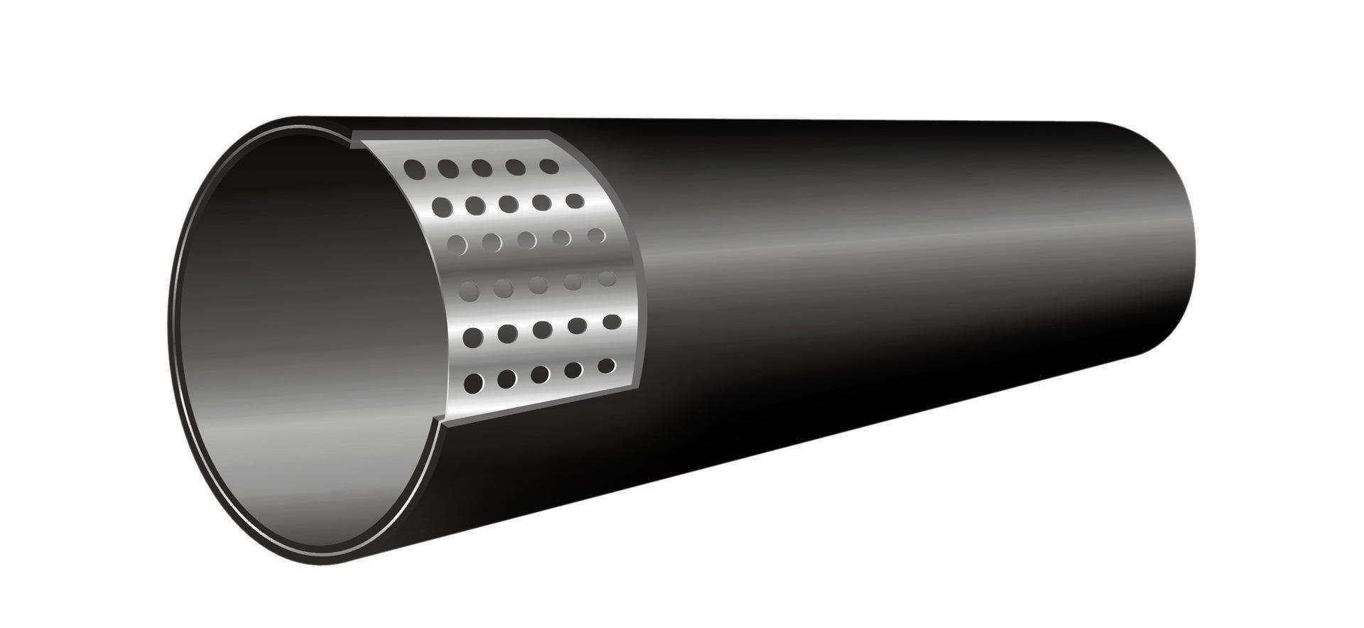 厂家直销孔网钢带复合管 DN200 塑料管给水管市政管道 支持定制示例图4