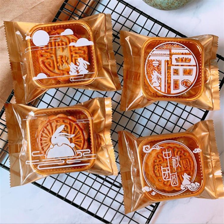 旭彩包装 新款月饼包装袋 蛋黄酥包装袋 月饼袋 食品级透明塑料袋 月饼卷材定制图片