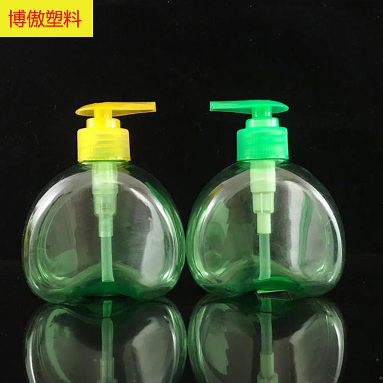 250ml透明塑料瓶 博傲塑料 500ml塑料包装瓶 洗手液瓶规格
