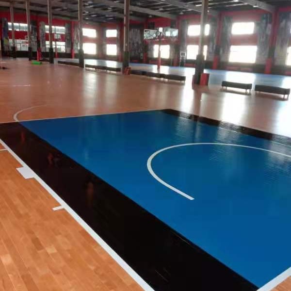 河北双鑫供应 实木地板直销舞台场馆网球体育场专业运动地板22mm图片