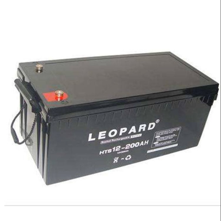 LEOPARD美洲豹蓄电池HTS12-200阀控式铅酸免维护12V200AH原厂促销