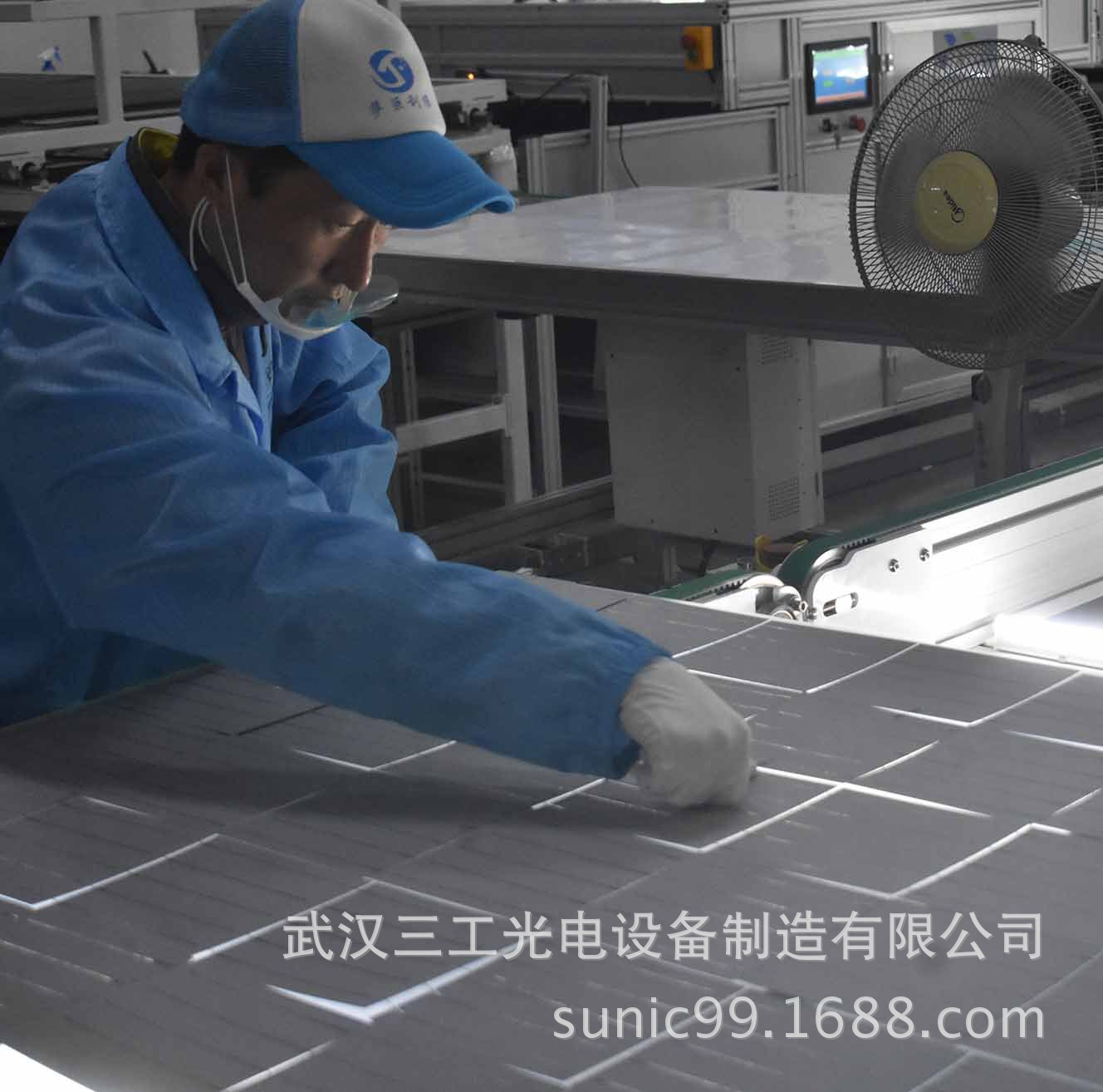 山东菏泽100MW太阳能组件生产线|分布式太阳能发电板生产设备示例图6
