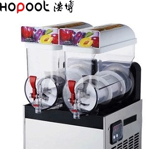 浩博雪融机 商用双缸雪泥机 冰沙机冰粒机 雪粒机冷饮机图片