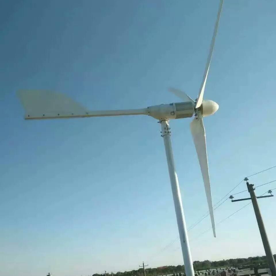 甘肃晟成3kw小型风力发电机家用离网风力发电机电量大功率足