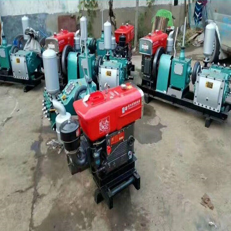 广西梧州防水堵漏电动泥浆泵 万泽锦达BW320型工程用大流量输送泵
