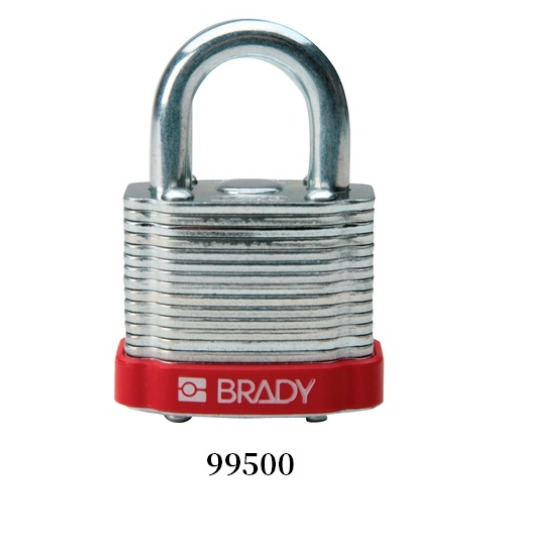 BRADY贝迪钢锁 钢制锁具3/4英寸1.9CM 99500 99504 99508 99512