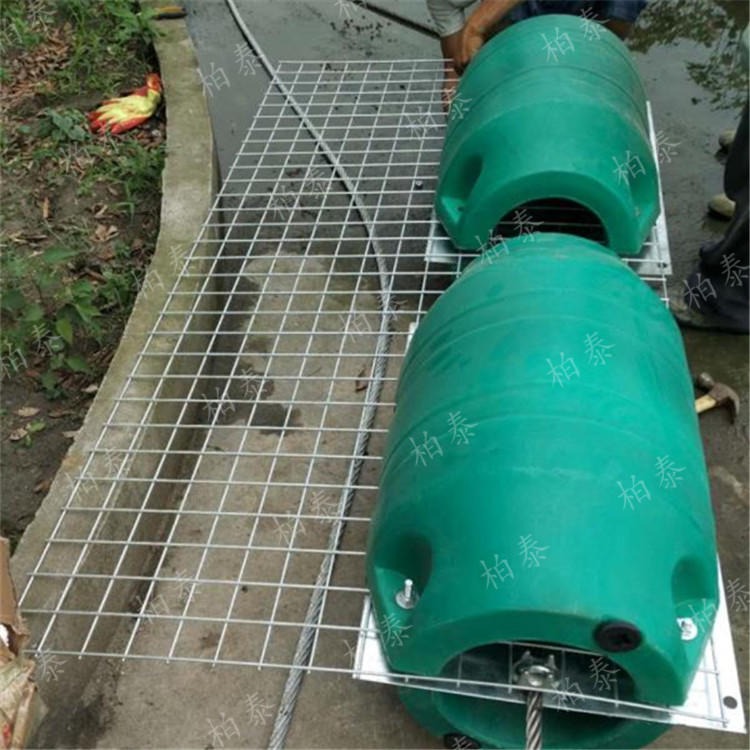 十堰水库浮式拦污漂浮筒拦污排装置
