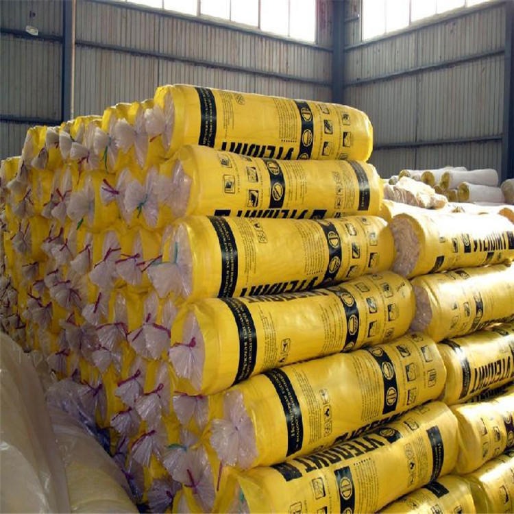 恒雪  热卖产品 厂家生产供应 黄牛纸贴面玻璃棉卷毡 耐高温玻璃棉  支持定做 价格品质好