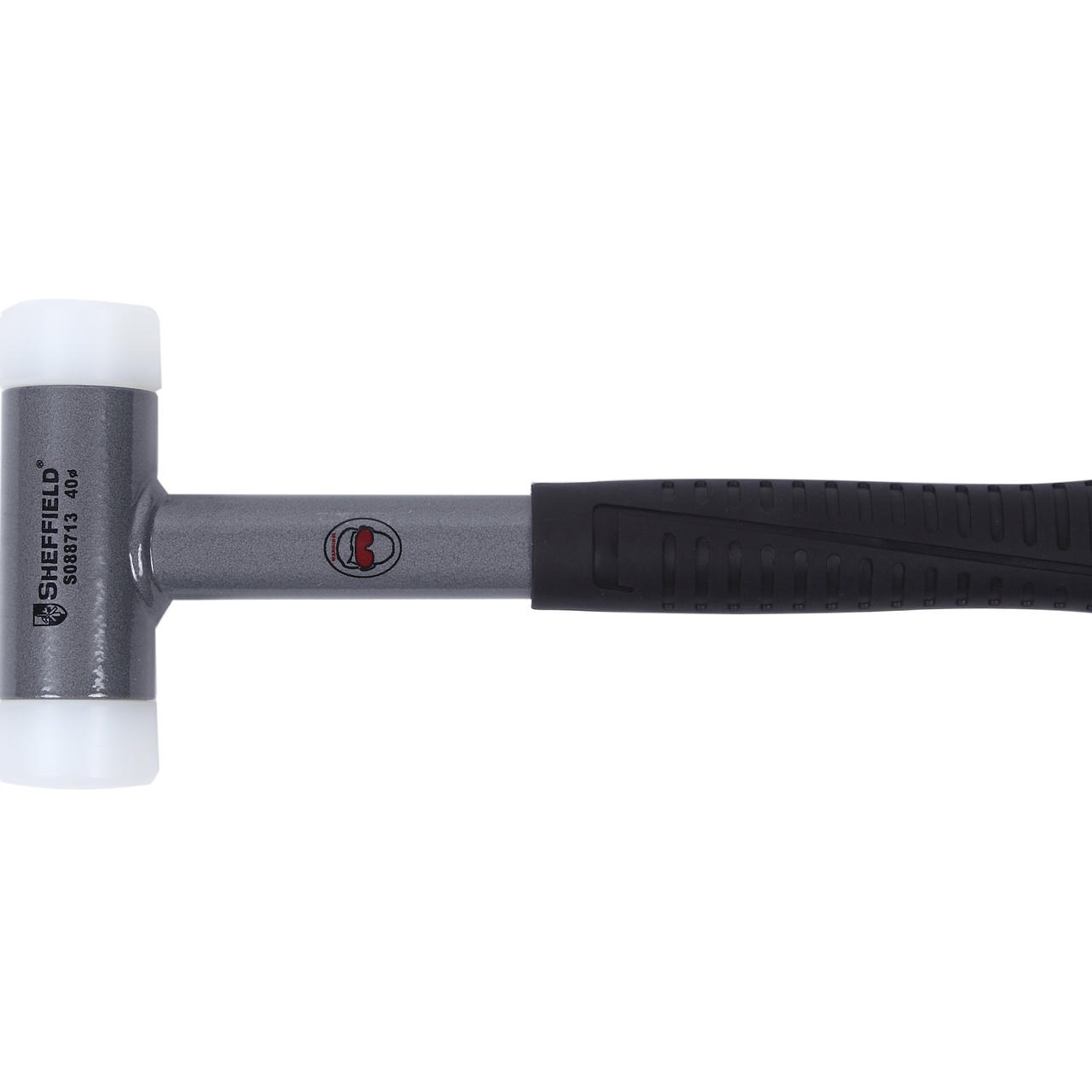 钢盾工具重型防震橡胶锤尼龙锤可换头40mm 60mm S088713 S088715 SHEFFIELD工具