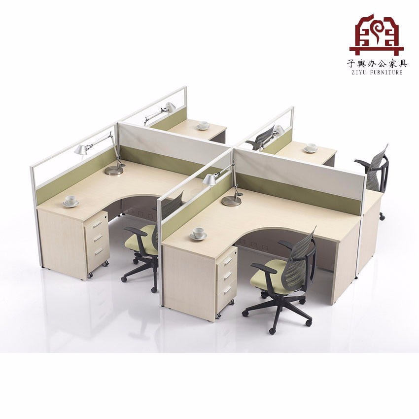 板式办公家具 定制办公家具 屏风办公桌 办公桌椅 屏风工作位 子舆家具 ZY-G-010