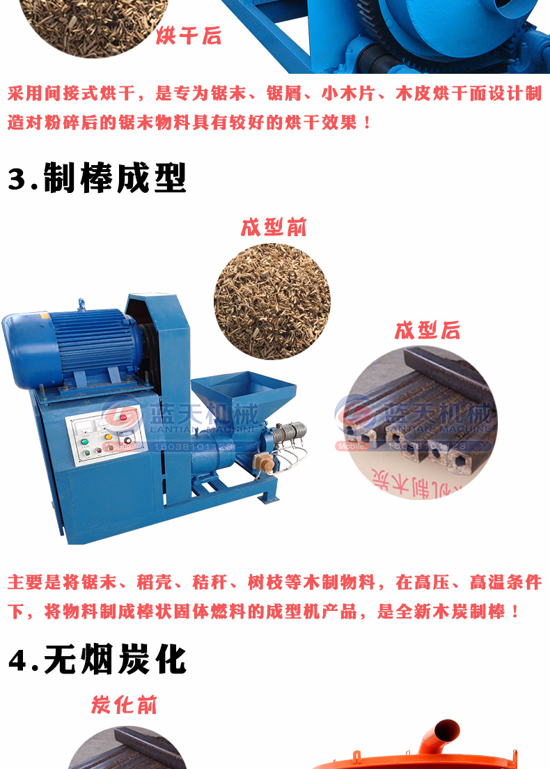 木粉烘干机木糠木屑烘干设备大型间接式锯末烘干机回转滚筒干燥机示例图7