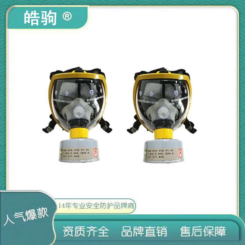 皓驹 HJF05  防毒面具防化全面罩  自吸过滤式防毒面具 便携式全面型呼吸防护器 GB2890-2009