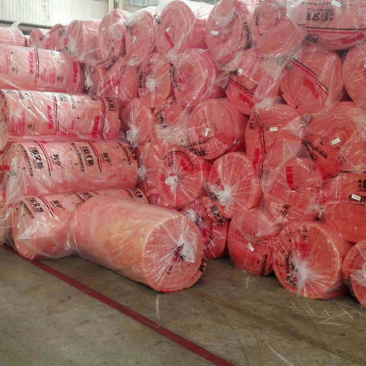 欧文斯玻璃棉卷毡 欧文斯科宁生产厂家 粉红色离心玻璃棉