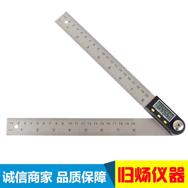 数显角度尺不锈钢电子量角器木工角尺量角仪角度测量尺角度尺价格