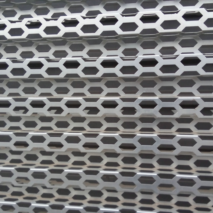 铝板冲孔板 装饰冲孔网 汽车4S店装饰网板 铝单片网板示例图8