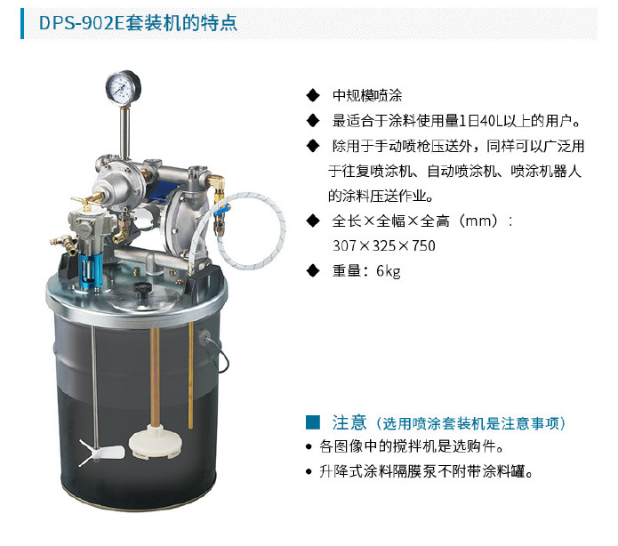 日本岩田双隔膜泵 DPS-902E罐式气动隔膜泵 输液泵 铝合金泵 气泵示例图3