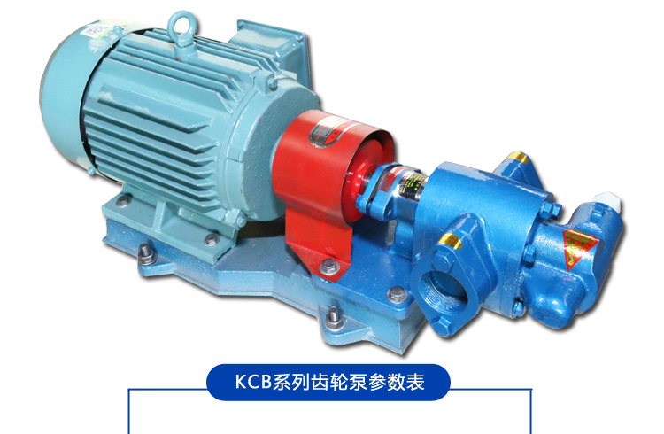 厂家直供 铸铁KCB33齿轮油泵 耐磨小流量电动液压油润滑油齿轮泵示例图10