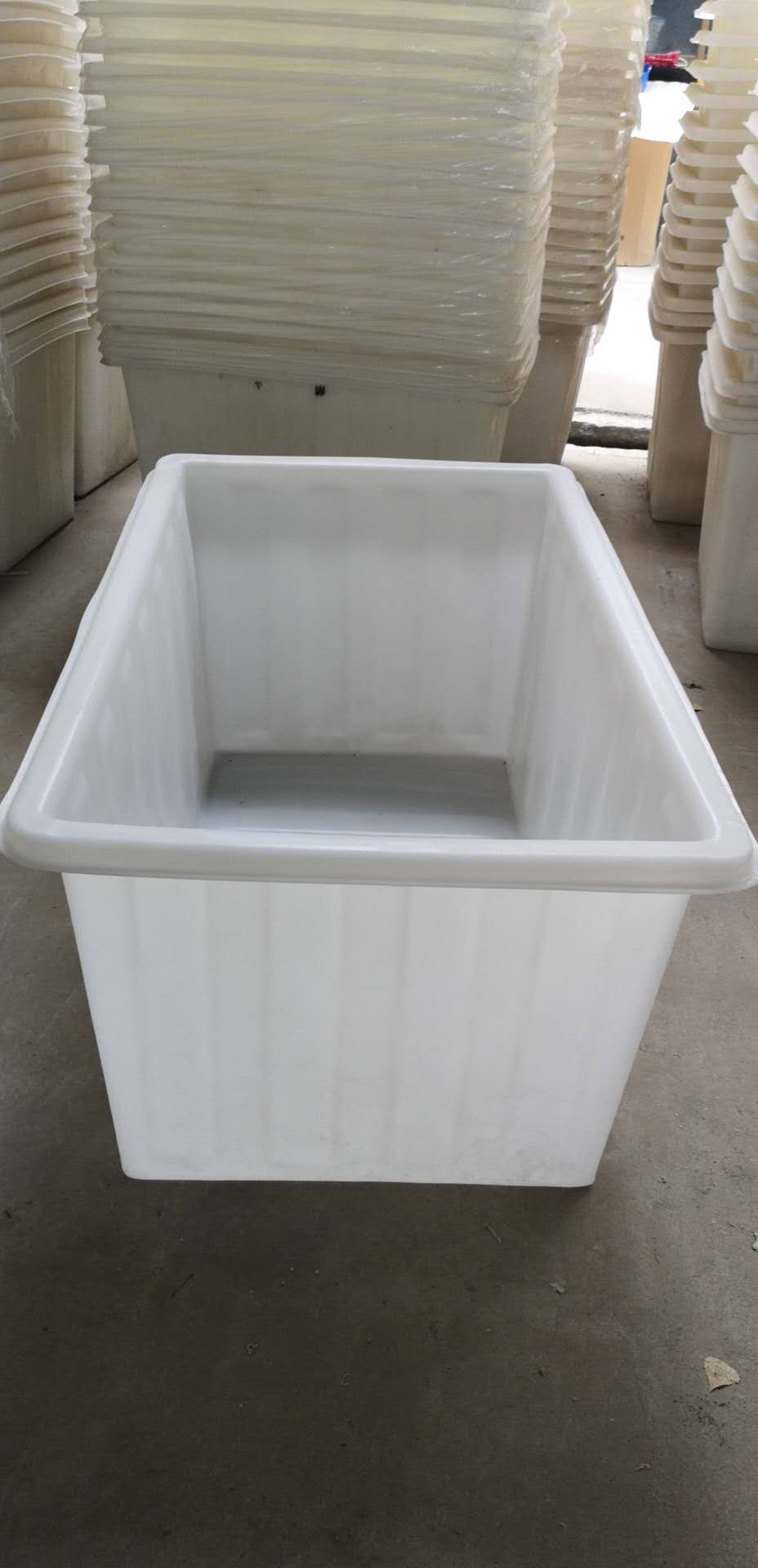 百福塑料方箱300L加厚加大多用能牛筋水桶 食品腌制发酵方箱图片
