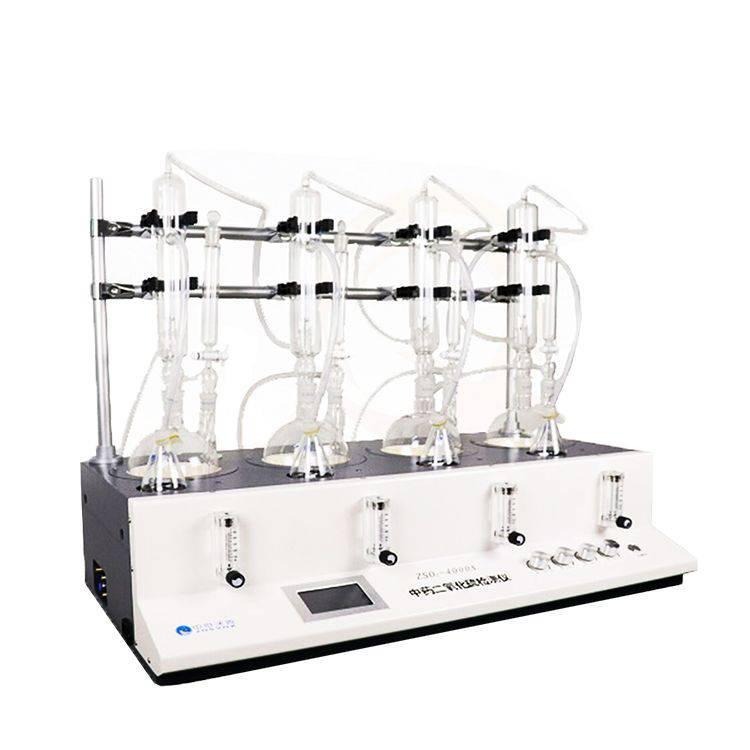 二氧化liu玻璃蒸馏装置 每位单独控温二氧化liu蒸馏仪GY-RYHL-4