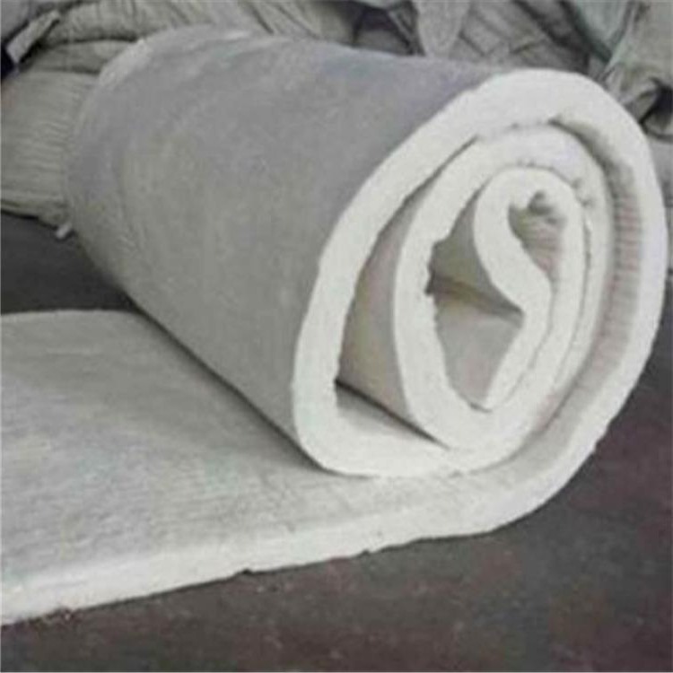 硅酸铝针刺毯供应 硅酸铝纤维甩丝毯批发 高密度硅酸铝毡现货报价