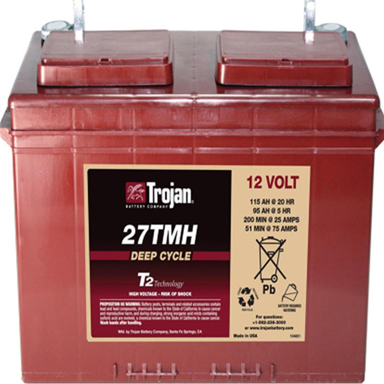 Trojan蓄电池8-FS-GC-HC 邱健免维护电瓶 洗地机 船舶